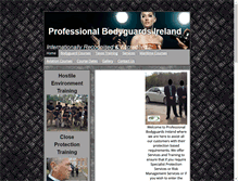 Tablet Screenshot of bodyguard.ie