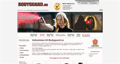 Desktop Screenshot of bodyguard.no